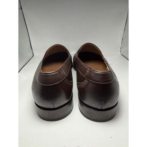 Mezlan Men's Slide-On Brown Leather Loafers with Tassle Size 13 M 2390 454 - Picture 4 of 6